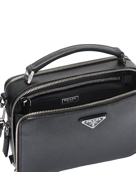 mens prada brique bag|Prada brique saffiano leather bag.